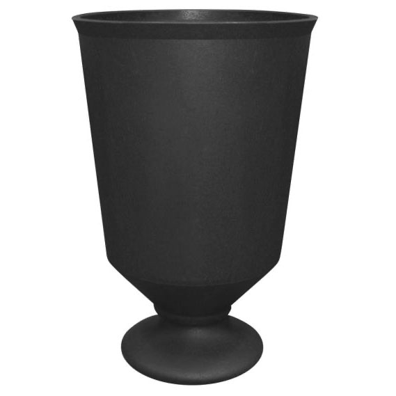 recycled rubber urn